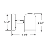 Scandvik LED Brass Reading Light - 10-30V [19052P]