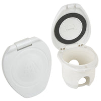 Scandvik Replacement White Cup  Cap f/Recessed Shower [12104P]