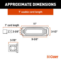 CURT True Course Electronic Trailer Sway Control System Using One Control Auto [51202]