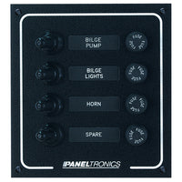 Paneltronics Waterproof DC 4 Position Booted Toggle & Fuse [9960005B]