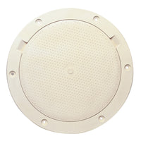 Beckson 8" Non-Skid Pry-Out Deck Plate - Beige [DP83-N]