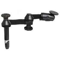 RAM Mount Double Swing Arm w/4" Male Tele-Pole - No Female [RAM-VP-SW1-4]