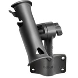 RAM Mount RAM Tube Jr. Fishing Rod Holder w/Short 4" Length Post Spline & Bulkhead Mounting Base [RAP-390-SBU]