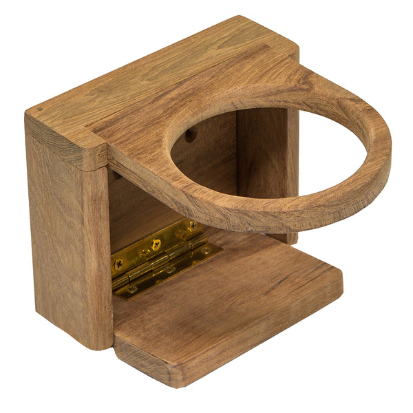 Whitecap Teak Folding Insulated Drink Holder [62602]