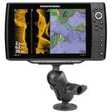 RAM Mount 2.25" Ball Mount w/3.68" Round Base & 2" x 5" Rectangular Base f/Humminbird HELIX 9, 10 & 12 [RAM-D-202-25-C-202U]