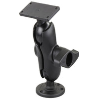 RAM Mount 2.25" Ball Mount w/3.68" Round Base & 2" x 5" Rectangular Base f/Humminbird HELIX 9, 10 & 12 [RAM-D-202-25-C-202U]