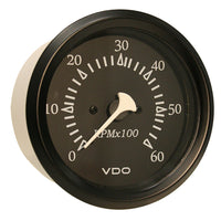 VDO Cockpit Marine 85mm (3-3/8") Sterndrive Tachometer - Black Dial/Bezel [333-11798]