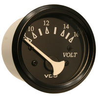 VDO Cockpit Marine 52mm (2-1/16") Voltmeter- Black Dial/Bezel [332-11805]