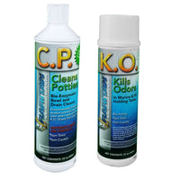 Raritan Potty Pack w/K.O. Kills Odors  C.P. Cleans Potties - 1 of Each - 32oz Bottles [1PPOT]