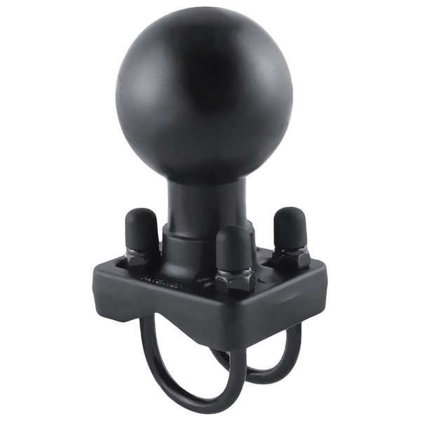 RAM Mount Double U-Bolt Base w/D Size 2.25" Ball for Rails from 1" to 1.25" in Diameter [RAM-D-235U]