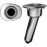 Mate Series Elite Screwless Stainless Steel 15 Rod  Cup Holder - Drain - Oval Top [C2015DS]