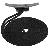 Sea-Dog Double Braided Nylon Dock Line - 3/8" x 20 - Black [302110020BK-1]