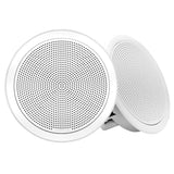 Fusion FM-F77RW FM Series 7.7" Flush Mount Round Marine Speakers - White Grill - 200W [010-02300-00]