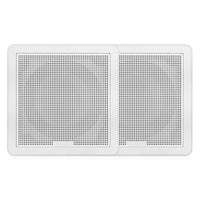 Fusion FM-F77SW FM Series 7.7" Flush Mount Square Marine Speakers - White Grill - 200W [010-02300-10]