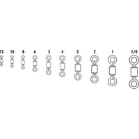 VMC SSRS Stainless Steel Rolling Swivel #10VP - 50lb Test *50-Pack [SSRS#10VP]