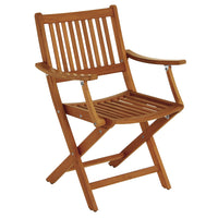 Whitecap Folding Chair w/Arms - Teak [63070]