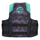 Full Throttle Adult Nylon Life Jacket - S/M - Aqua/Black [112200-505-030-22]