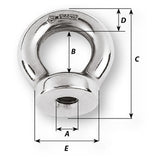 Wichard 12mm Eye Nut - Thread M14 x 200mm [06367]